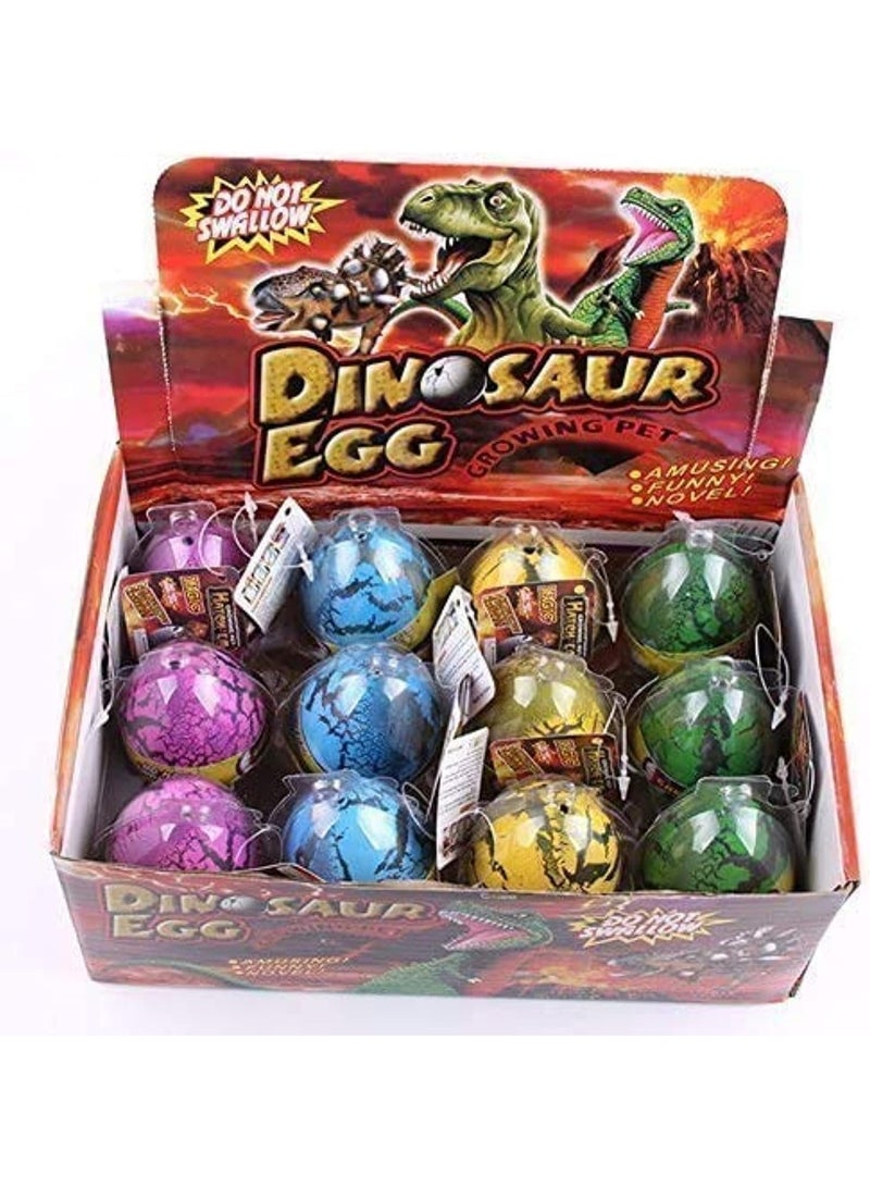 Hatching Dinosaur Eggs Toys and Games - Set of 12 Pieces - Image 1